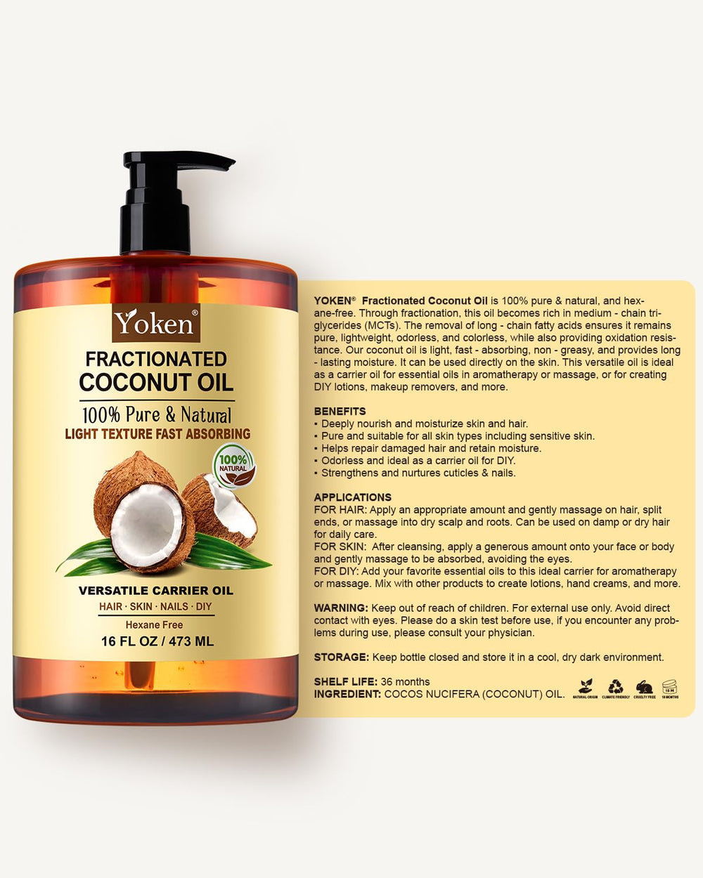 Yoken cruelty-free packaging reflects ethical skincare testing and care.