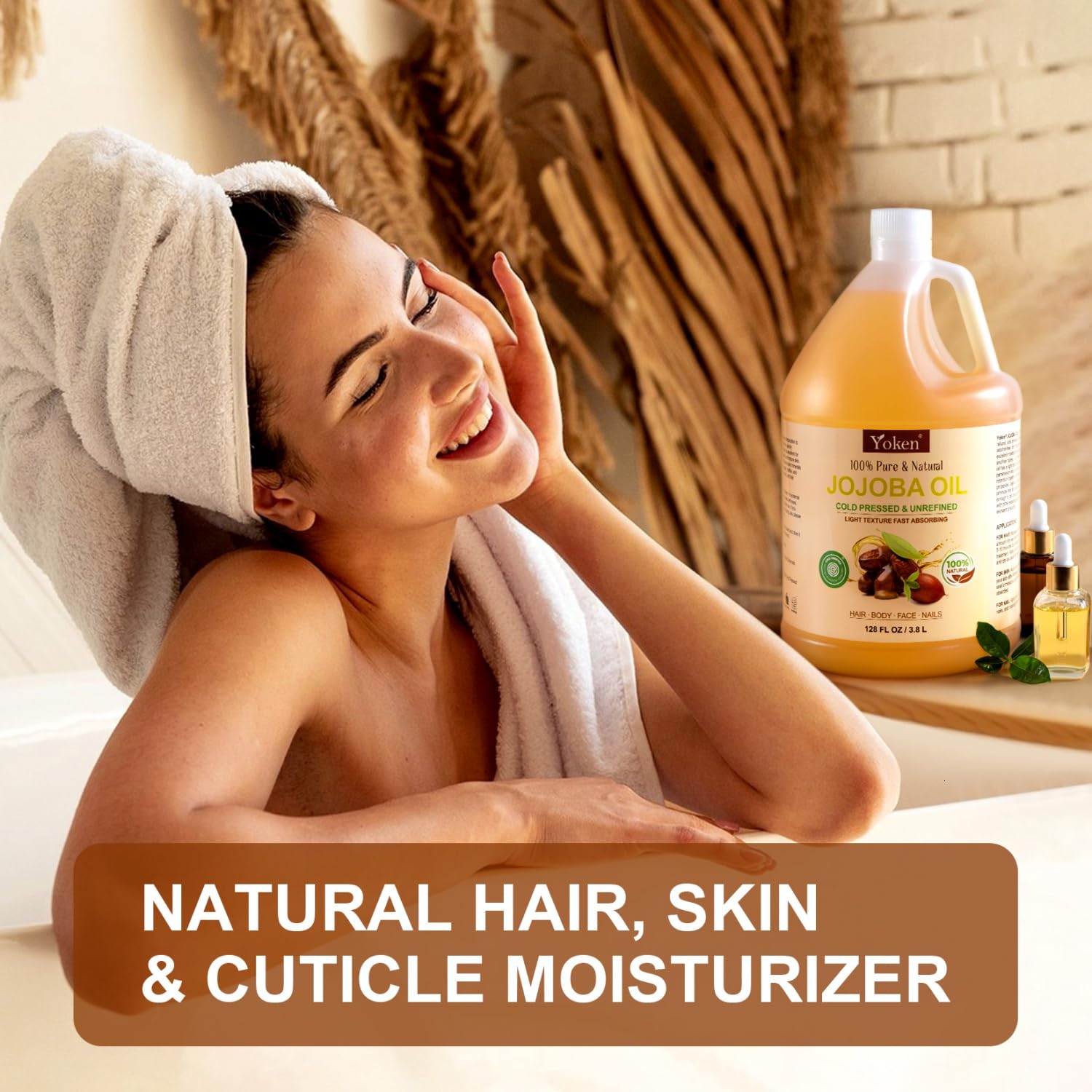 Yoken jojoba oil enables DIY skincare like lip balm and body butter.
