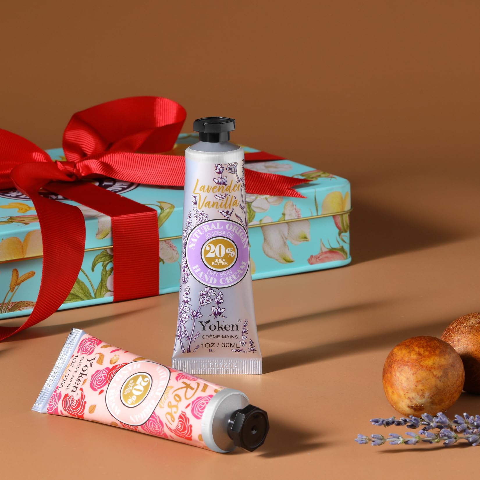 Yoken Lavender Hand Cream emphasizes calming aroma and moisture for busy days