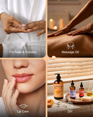 Yoken pumpkin seed oil provides lightweight skin hydration and softness.