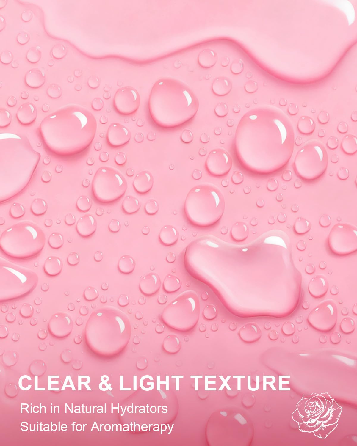 Yoken rose water with aroma ideal for natural aromatherapy and refreshing sprays.