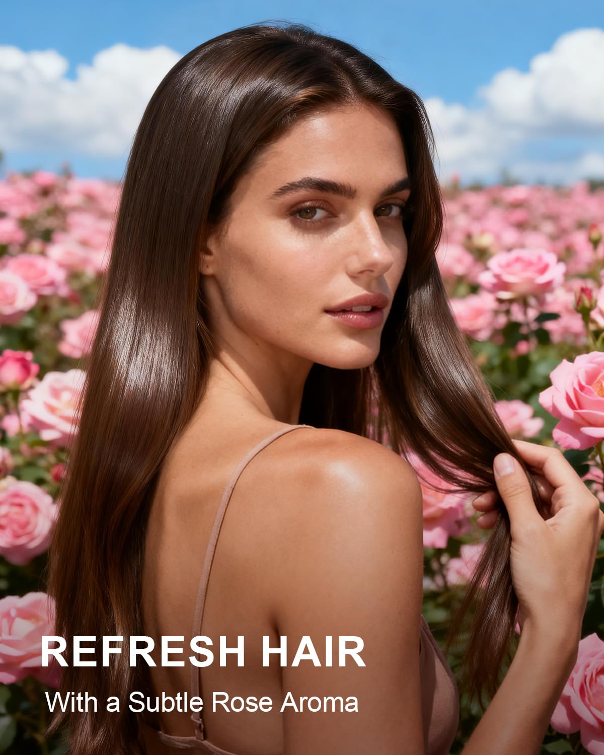 Yoken rose water close-up petals illustrate purity and delicate scent.