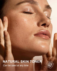 Yoken rose water for hair shows light mist for gentle conditioning and fragrance.