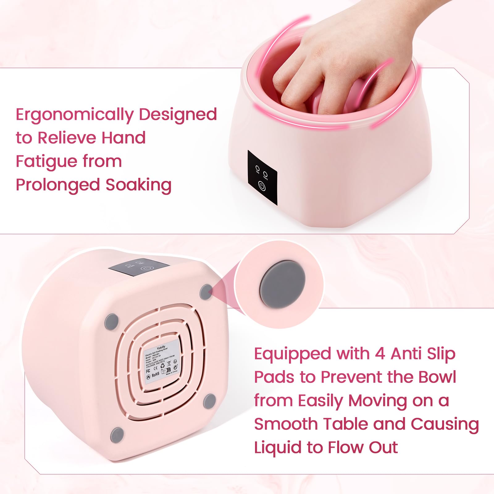 Yokilly removal kit includes 10 pieces for complete nail care at home.