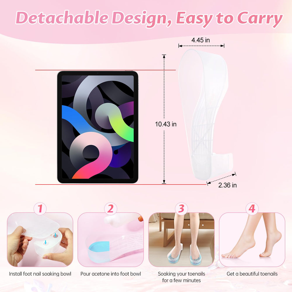 Yokilly foot spa bowl supports comfortable home pedicure routines