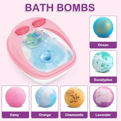 Yoloflix manicure-pedicure set with stickers and tools for creative play.