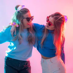 Yomwig LED scrunchies glow-in-dark style stands out in dim venues