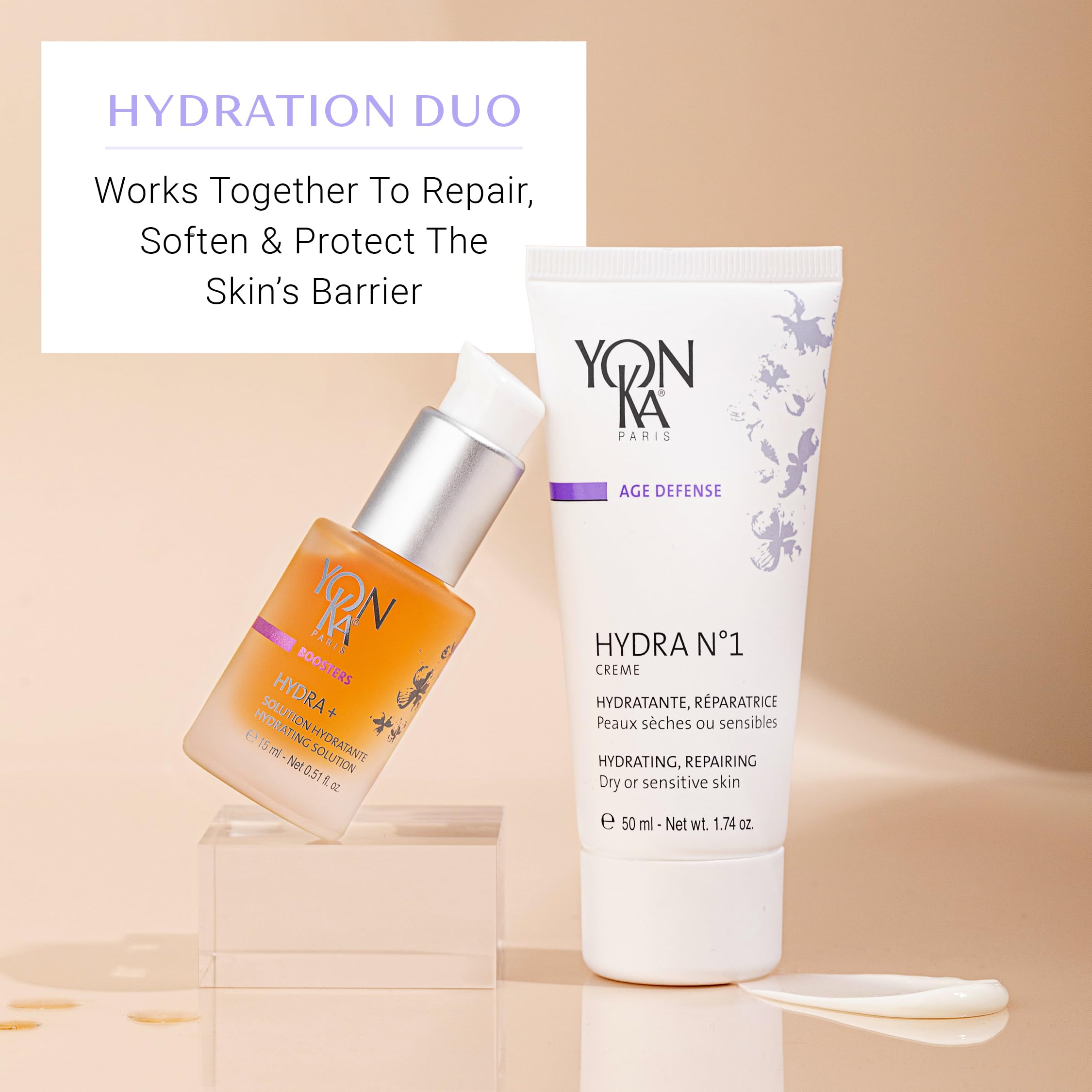 Yon-Ka Hydra No.1 packaging evokes spa-like pampering and self-care