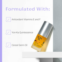 Oil blend rich in vitamin E, F and cereal germ for nourishment