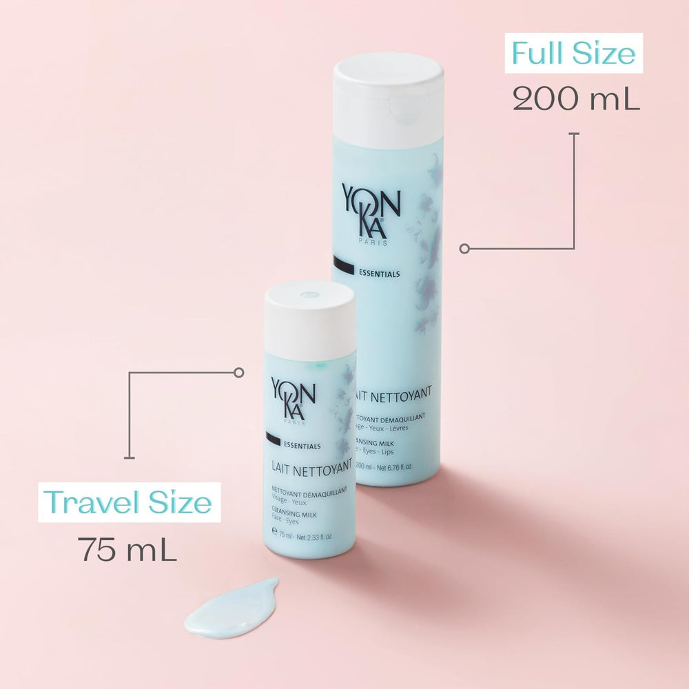Yonka Lait Nettoyant brown-algae formula provides soothing nourishment for skin
