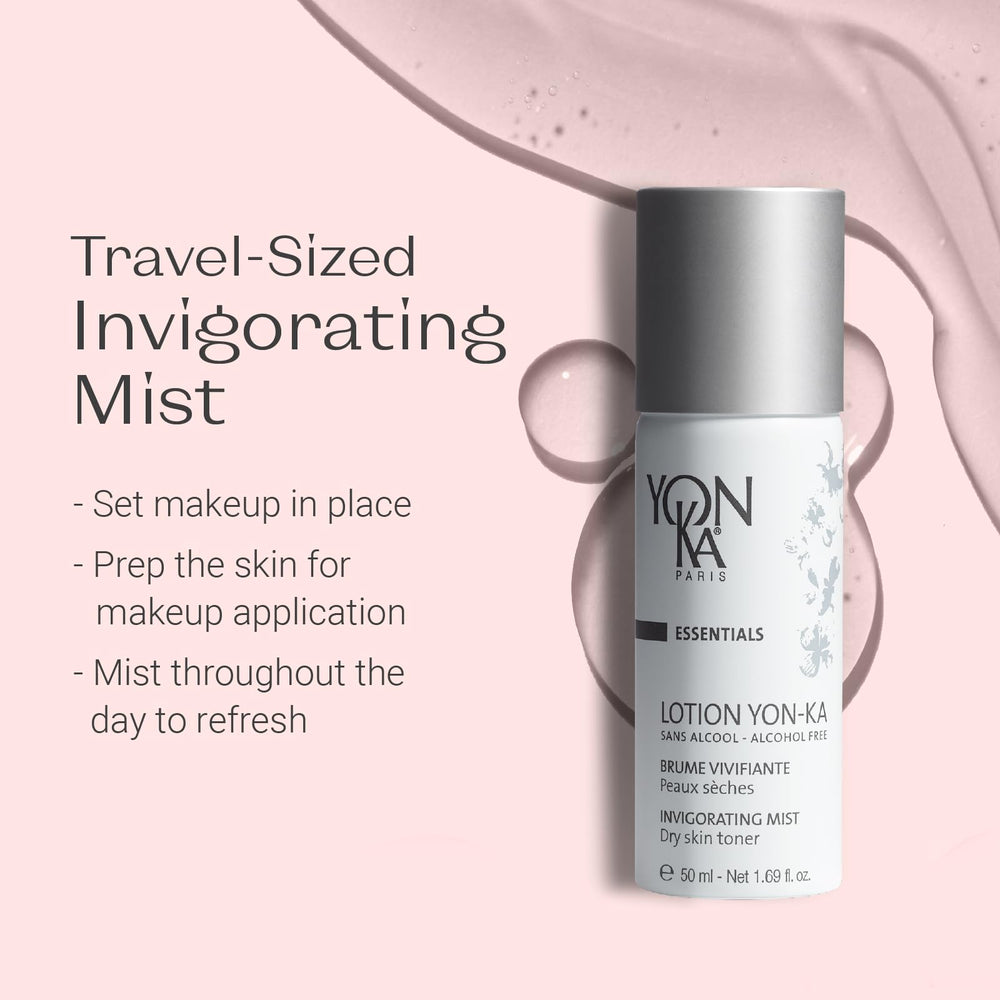 Hydrated skin with Yon-Ka Lotion PS Toner delivers gentle toning.