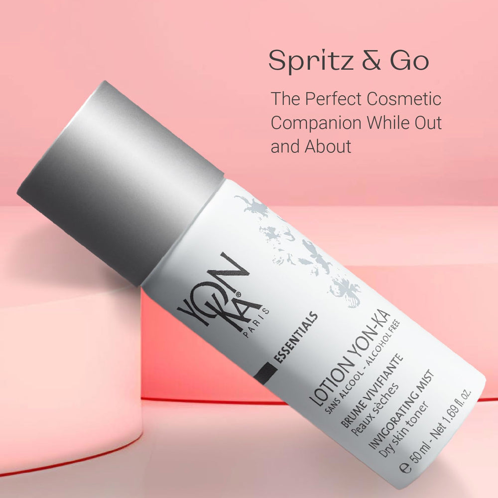 Travel-size Yon-Ka Lotion PS Toner packaging for on-the-go skincare.