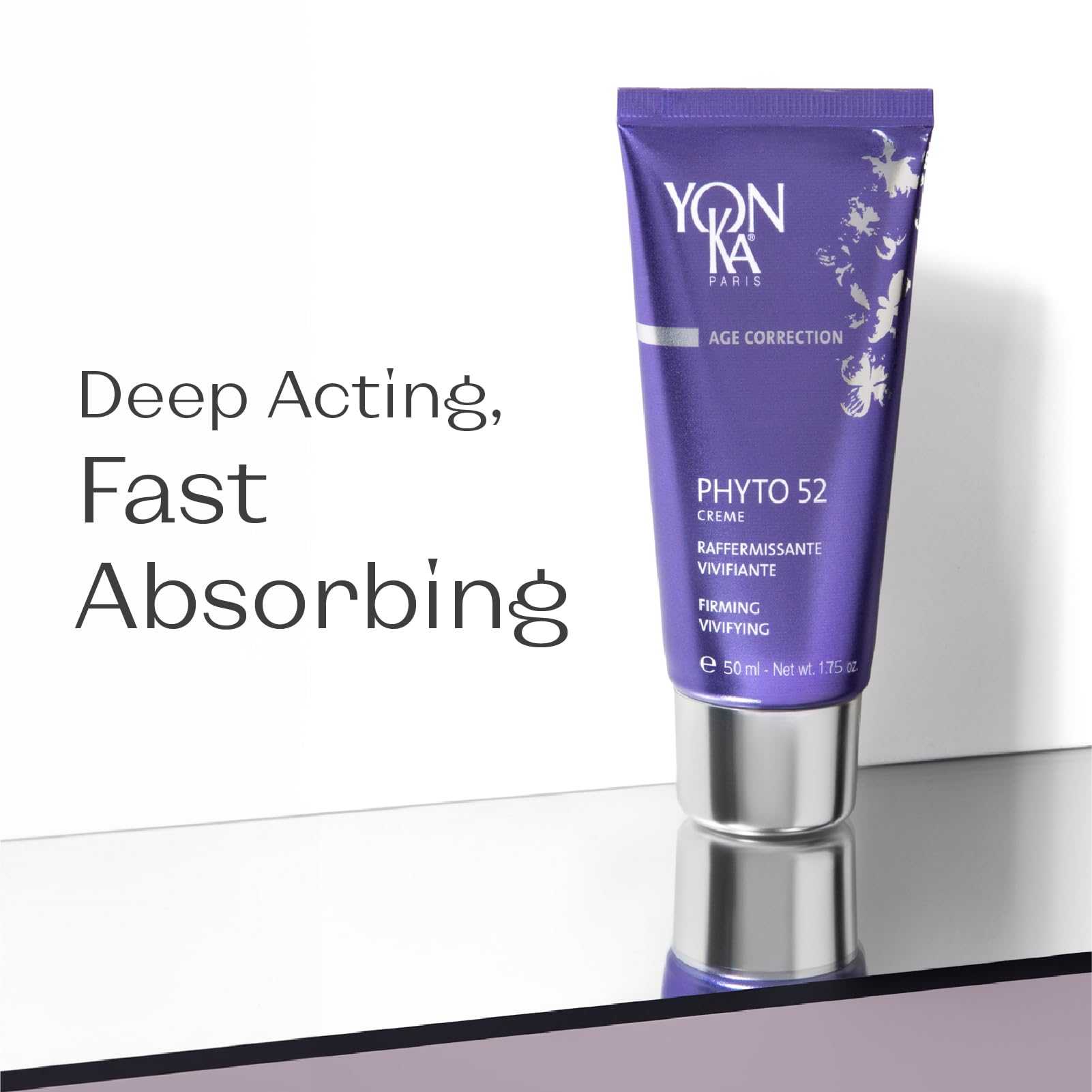 Yon-Ka Phyto 52 evening skincare routine image suggests nightly pampering for renewed pores.