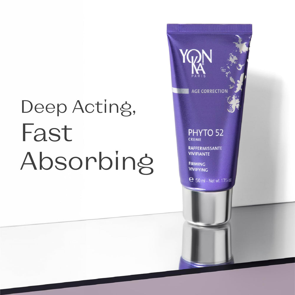 Yon-Ka Phyto 52 evening skincare routine image suggests nightly pampering for renewed pores.