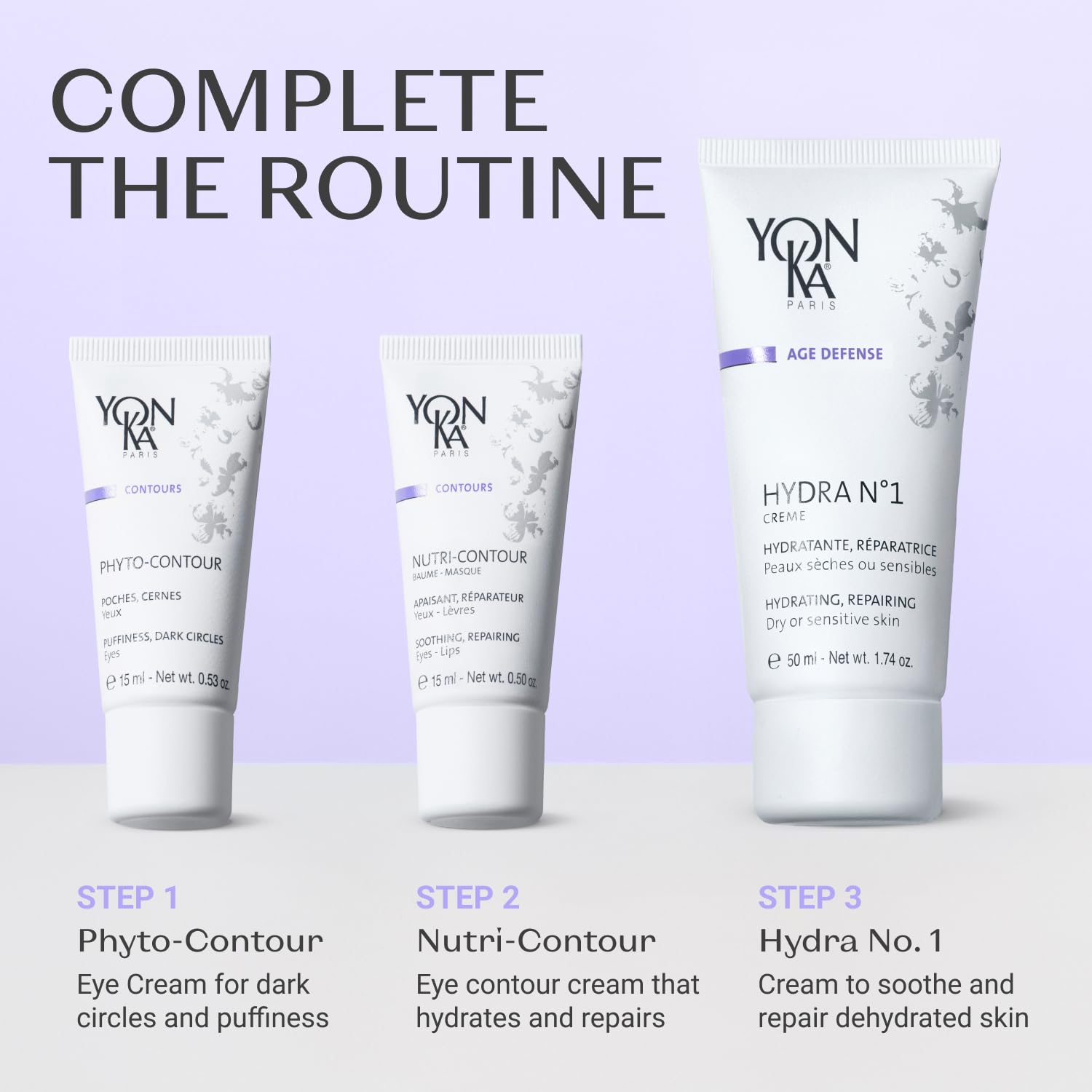 Mint aroma releases during Yonka Phyto-Contour application for a refreshing experience.