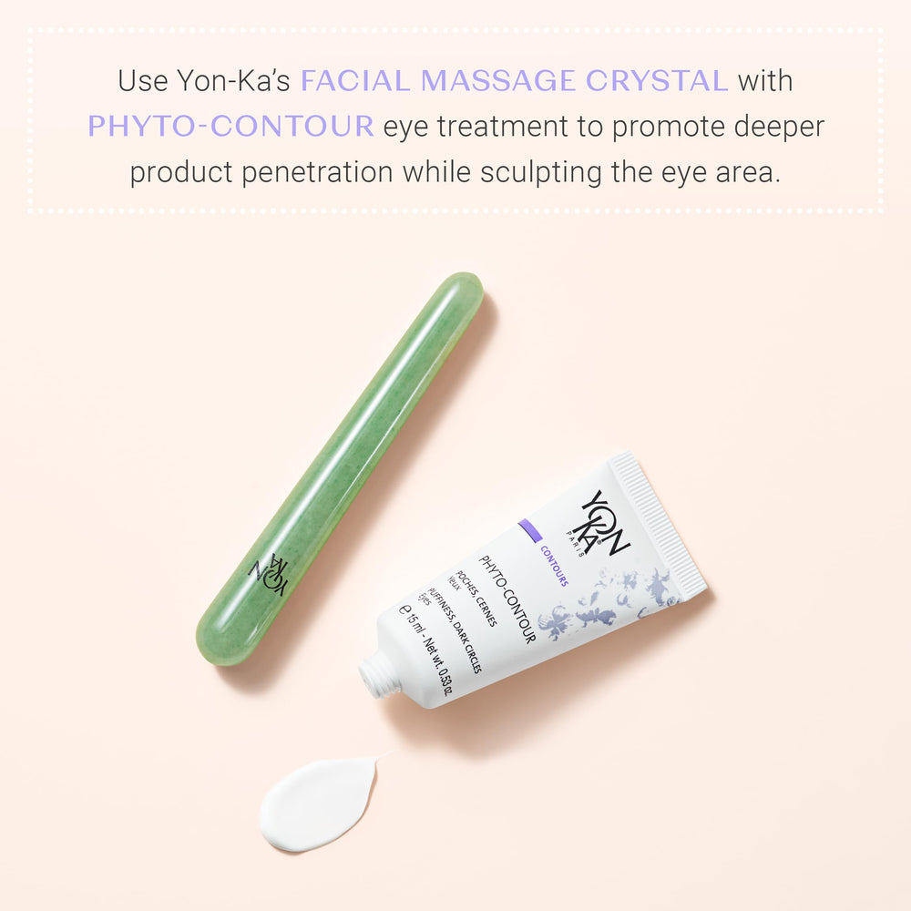 Morning application of Yonka Phyto-Contour enhances a rested-eye ritual.