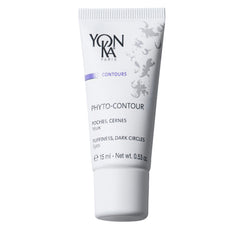 Yonka Phyto-Contour eye cream bottle with rosemary promotes refreshed eye contours.