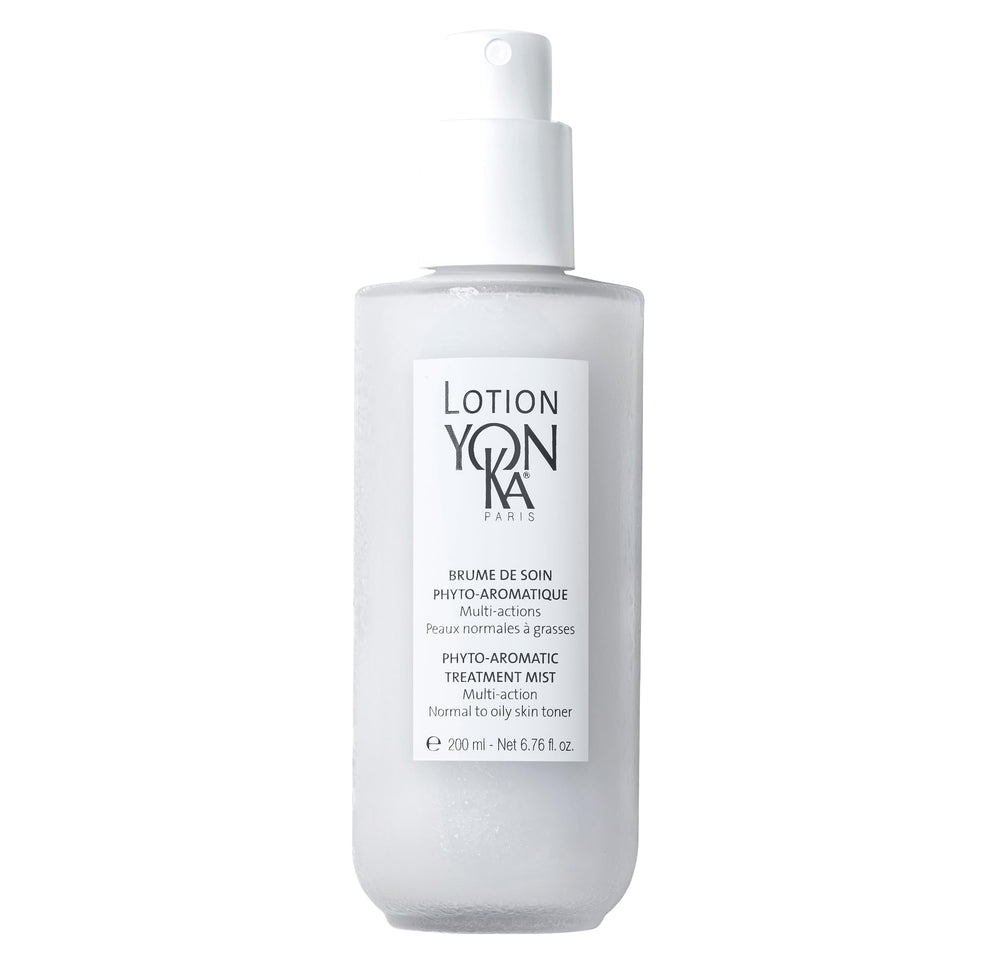 Yon-Ka PNG Lotion Toner bottle on a bathroom shelf for daily refreshing hydration.