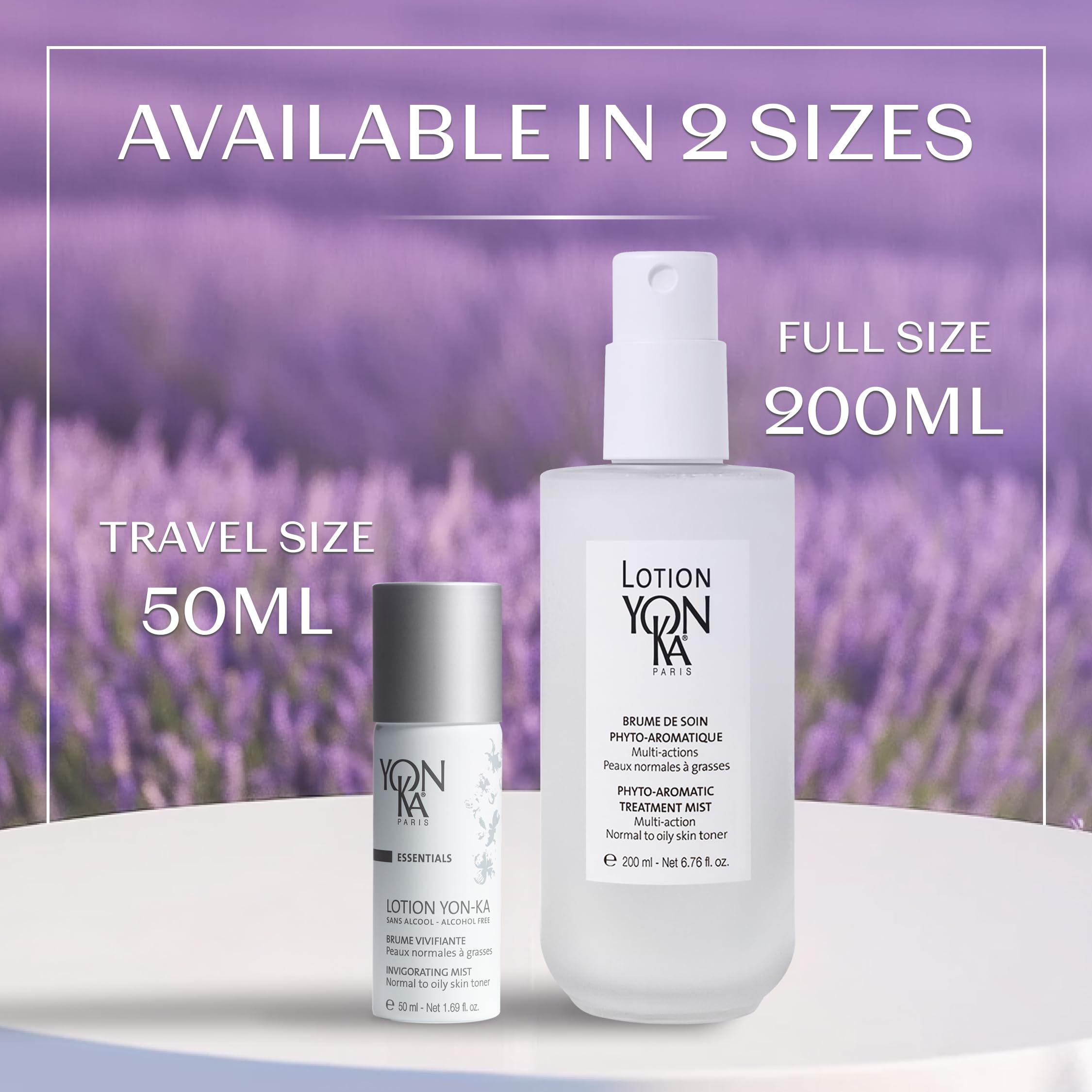 Yon-Ka PNG Lotion Toner on bathroom counter supports easy daily refreshment.