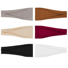 YONUF headbands for women, wide headband with sweat absorption during workouts.
