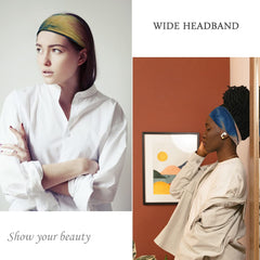 YONUF headbands worn during workout demonstrate sweat-absorbing comfort.