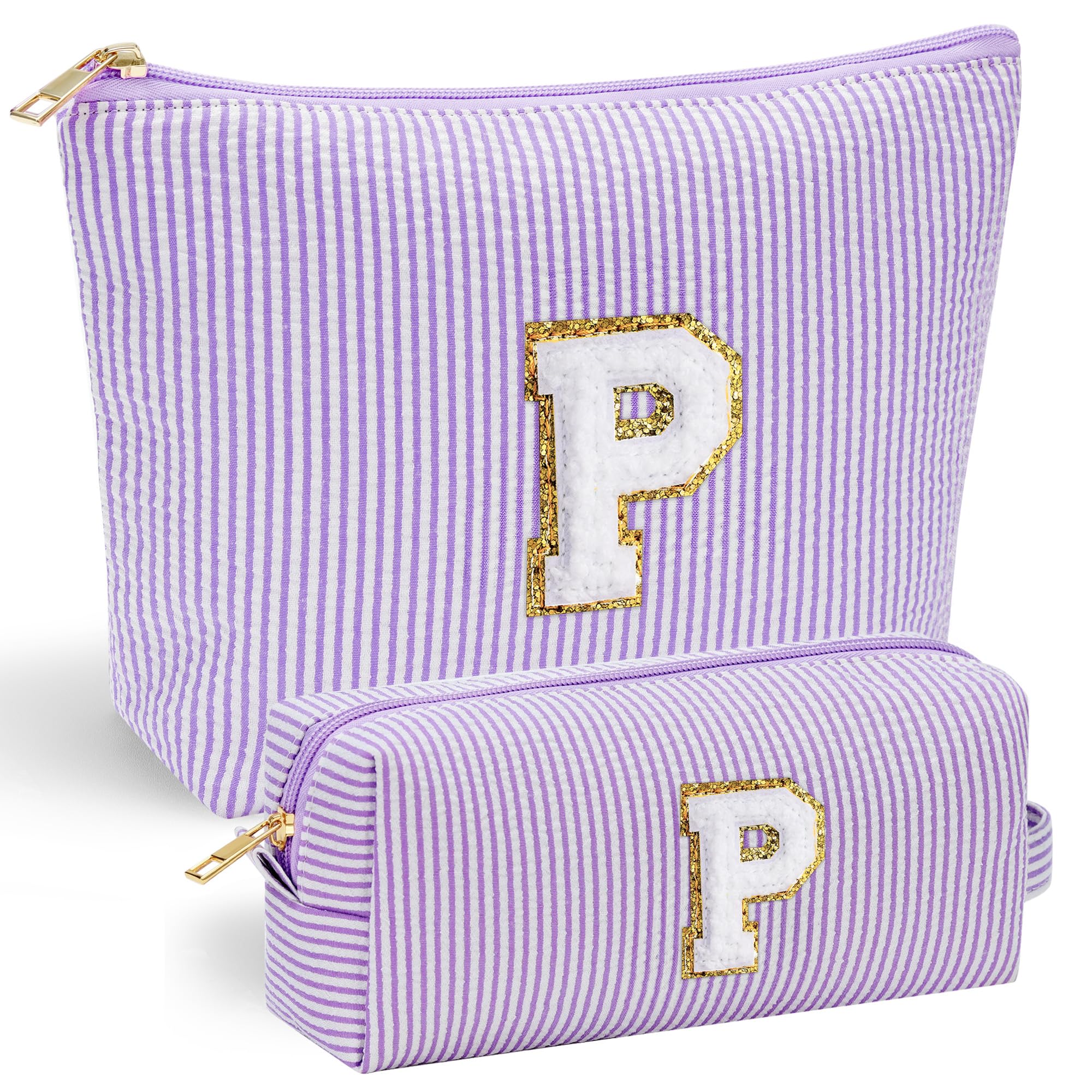 YOOLIFE 2 small make up bag front view shows chic style and durability.