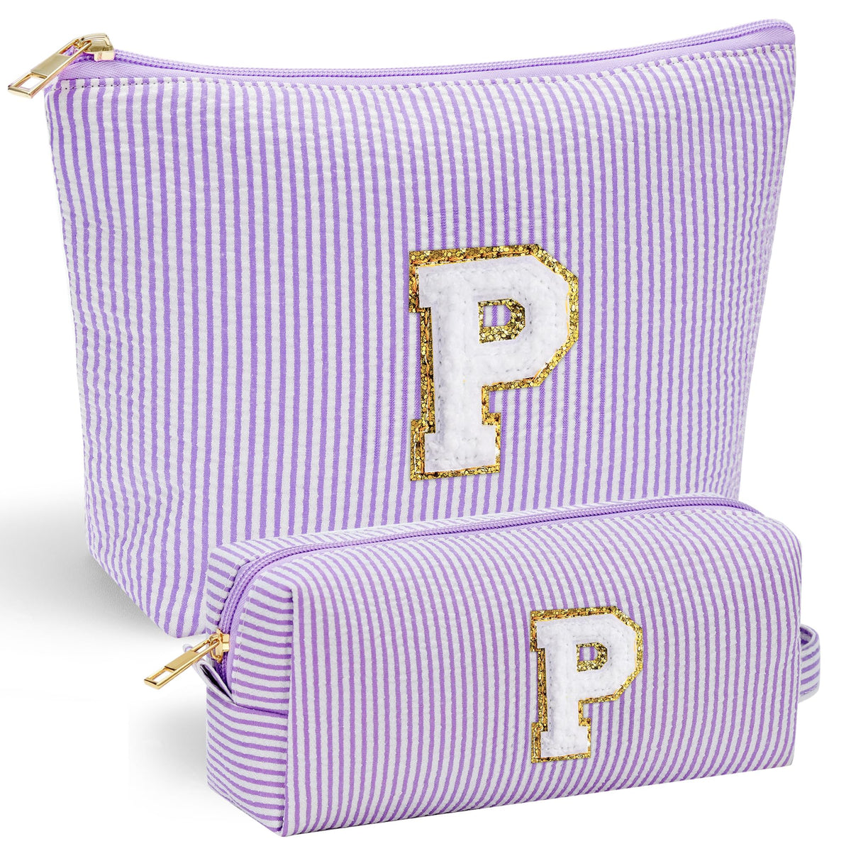 YOOLIFE 2 small make up bag front view shows chic style and durability.