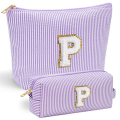 YOOLIFE 2 small make up bag front view shows chic style and durability.