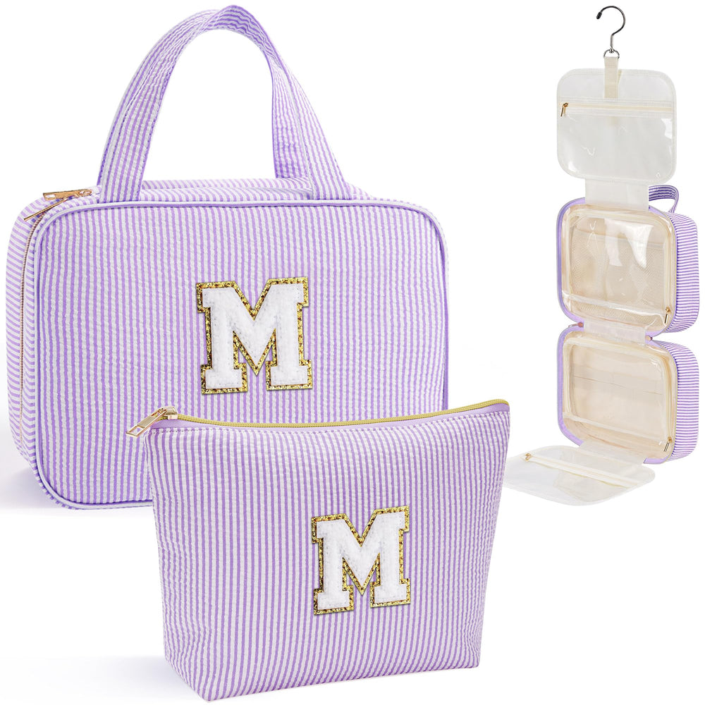YOOLIFE hanging toiletry bag with 360° hook for easy travel access.
