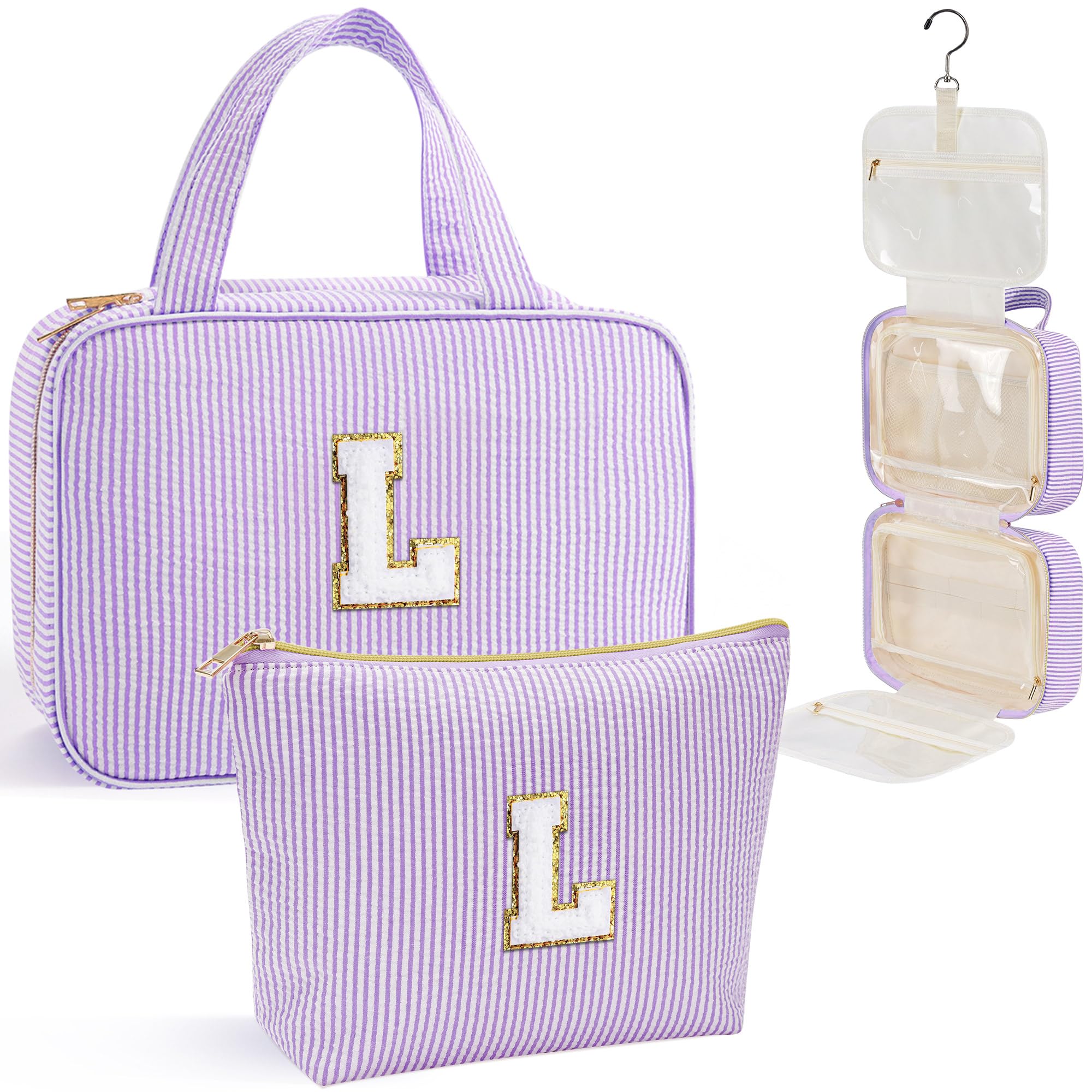 YOOLIFE Kids Toiletry Bag with full-open design keeps essentials visible for quick access
