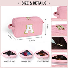 YOOLIFE makeup bag dual-zipper design for secure access