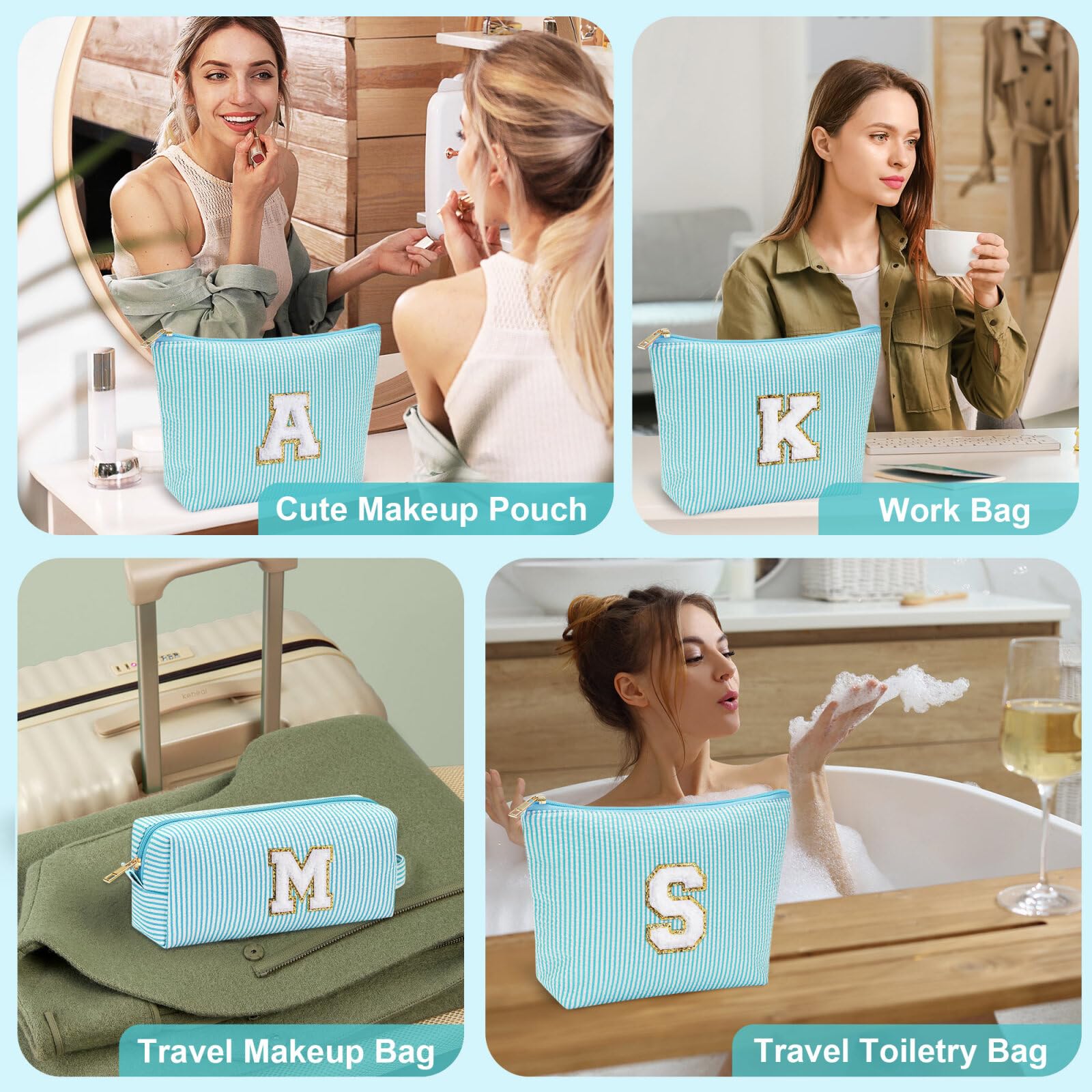 YOOLIFE makeup bag handwash care guidance supports easy maintenance
