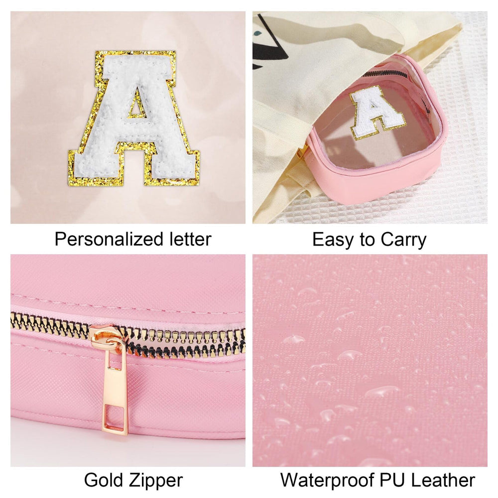 YOOLIFE Mini Makeup Bag compact dimensions fit purses and clutches.