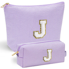 YOOLIFE monogram makeup bag front-stitch-chenille for personalized style you can feel.