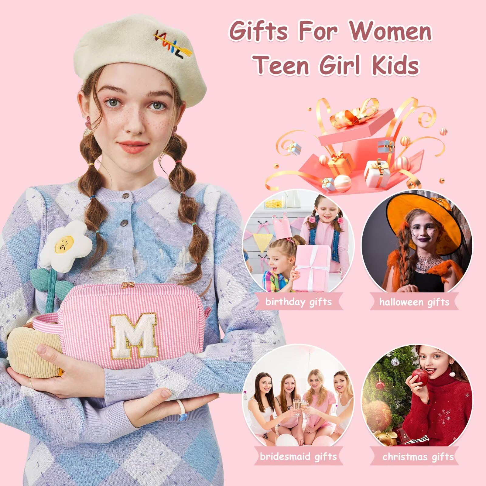YOOLIFE travel-friendly cosmetic bag fits purse and suitcase