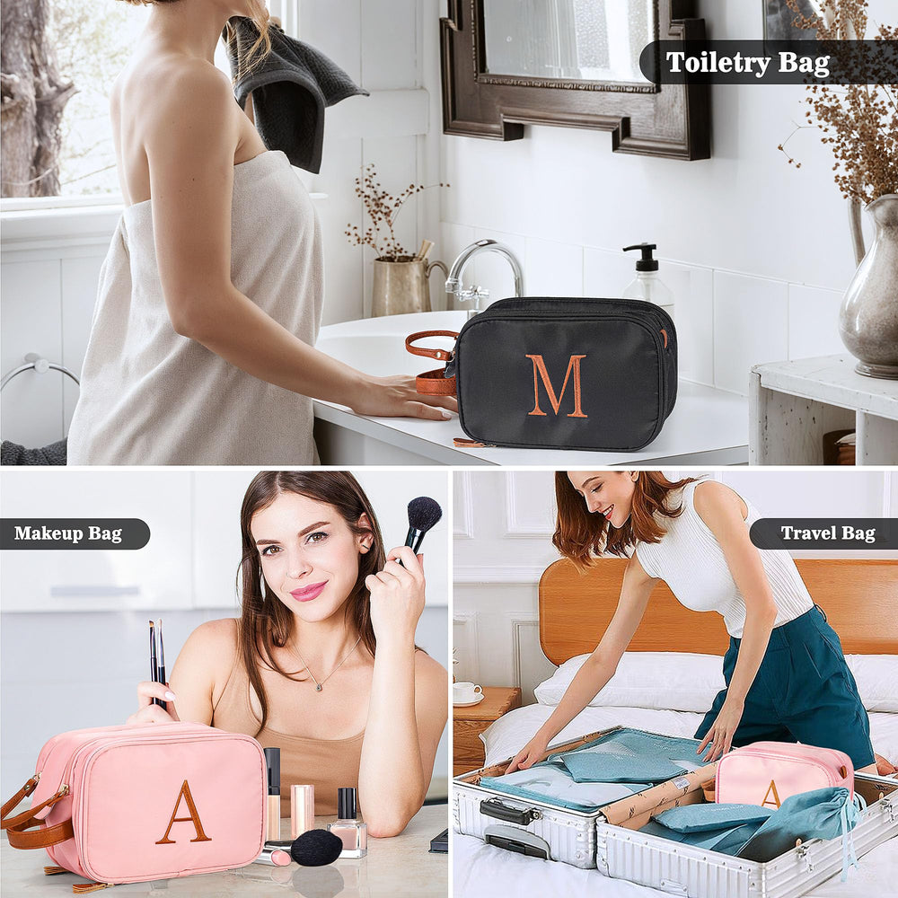 YOOLIFE travel toiletry bag gift-ready packaging with initials option