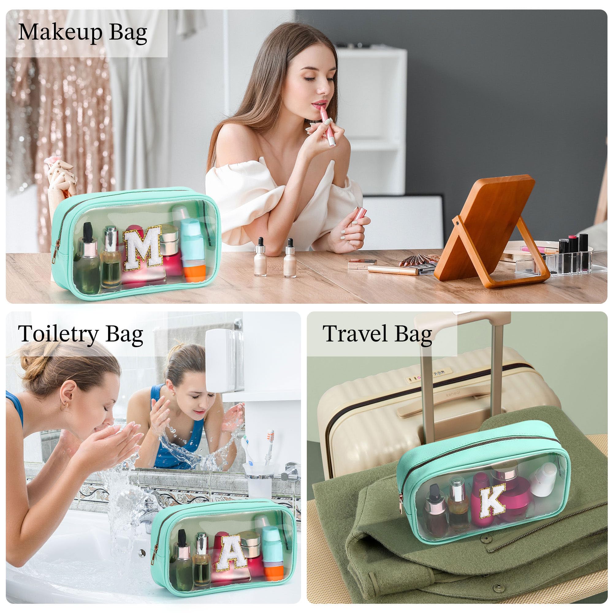 YOOLIFE travel-friendly cosmetic bag doubles as jewelry organizer and small-item storage.