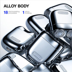 Yoose Alloy Mini Shaver IPX7 waterproof image shows versatile wet or dry shaving.