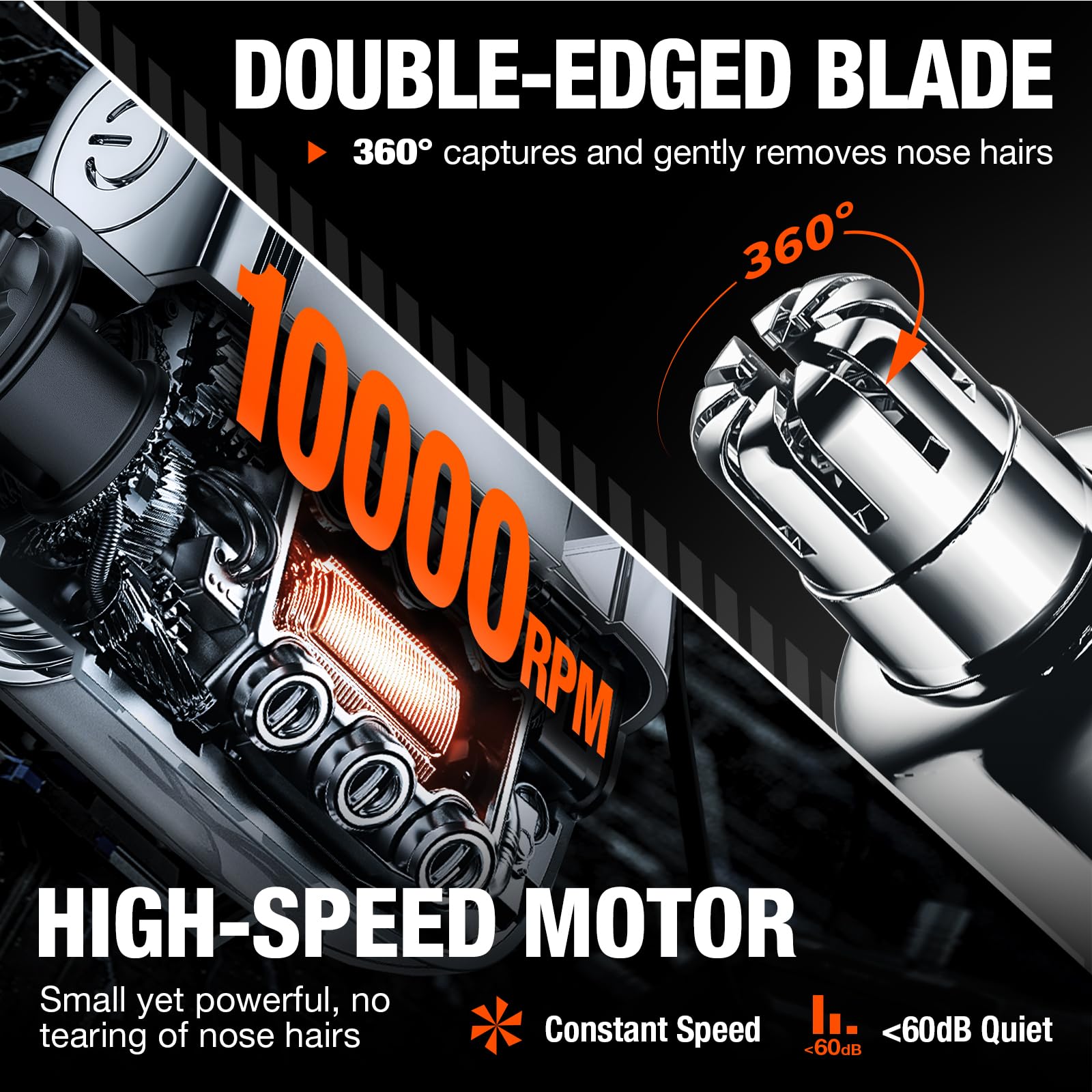 yoose Nose Hair Trimmer 2.0 dust protection cap helps keep it hygienic