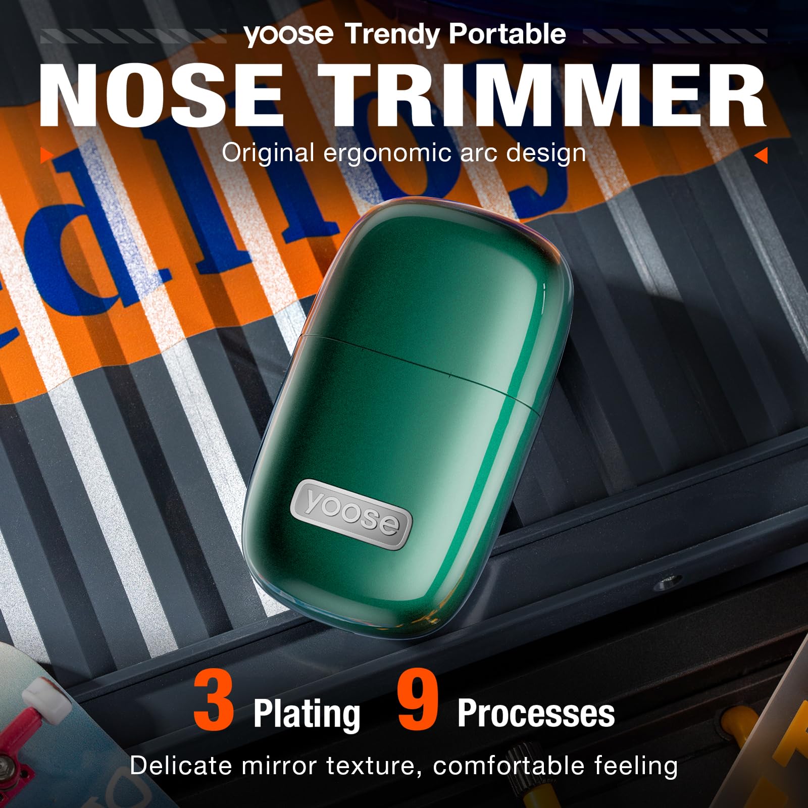 yoose Nose Hair Trimmer 2.0 pocket-size design for easy carry on the go