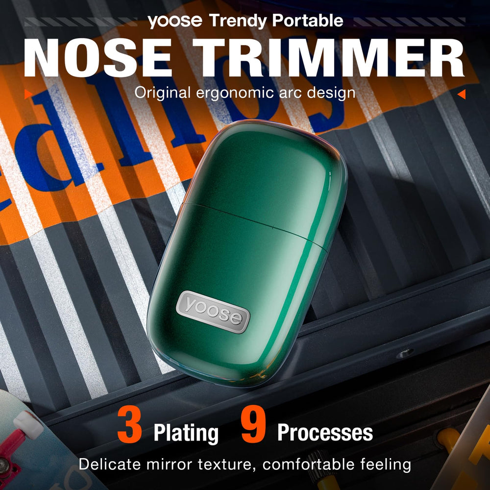 yoose Nose Hair Trimmer 2.0 pocket-size design for easy carry on the go