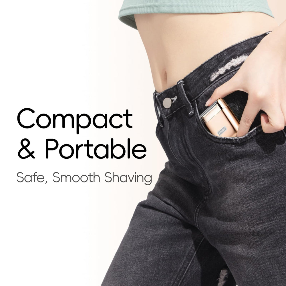 yoose USB-C recharge port enables fast, reliable cordless shaving.