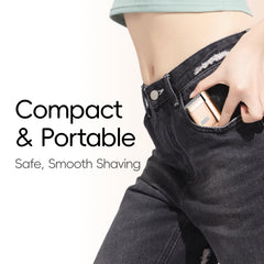 yoose USB-C recharge port enables fast, reliable cordless shaving.