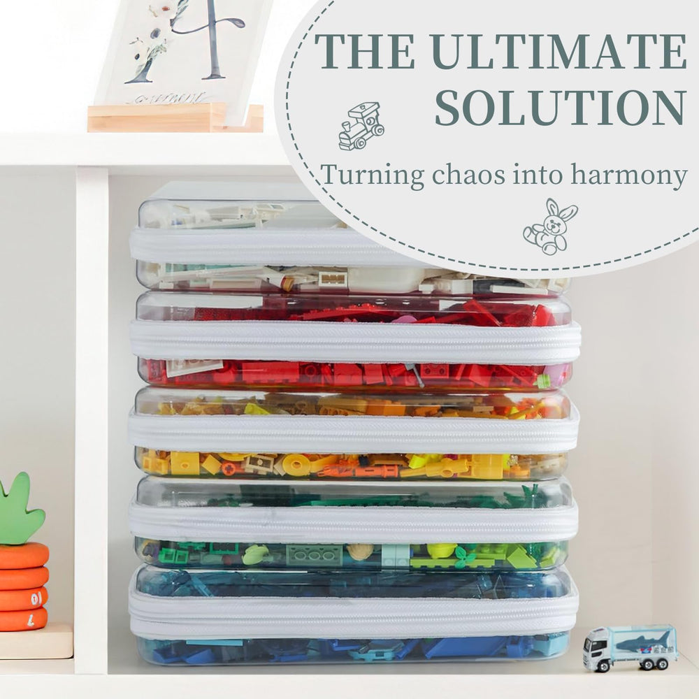 YOPCDJ office storage pouch, craft supplies separation in a clear, accessible way.