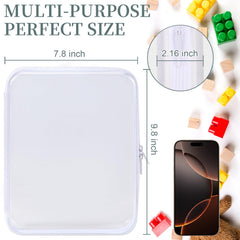 YOPCDJ waterproof plastic case, prevents spills during travel and daily use.