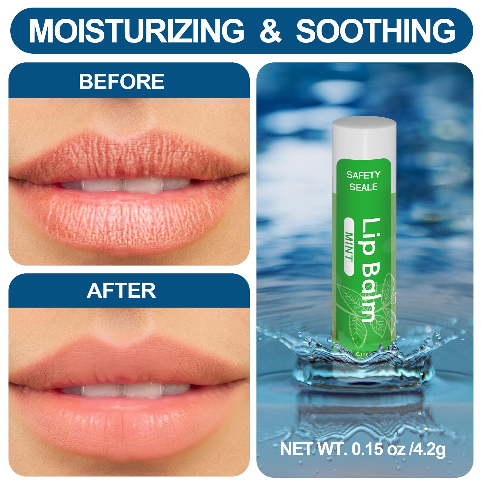 Yopela lip balms in ten flavors illustrating variety for daily lip care.