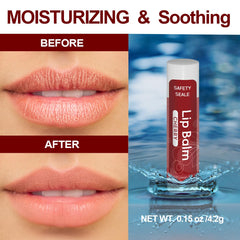 Yopela lip balm coconut oil vitamin E enriched formula protects and renews lips