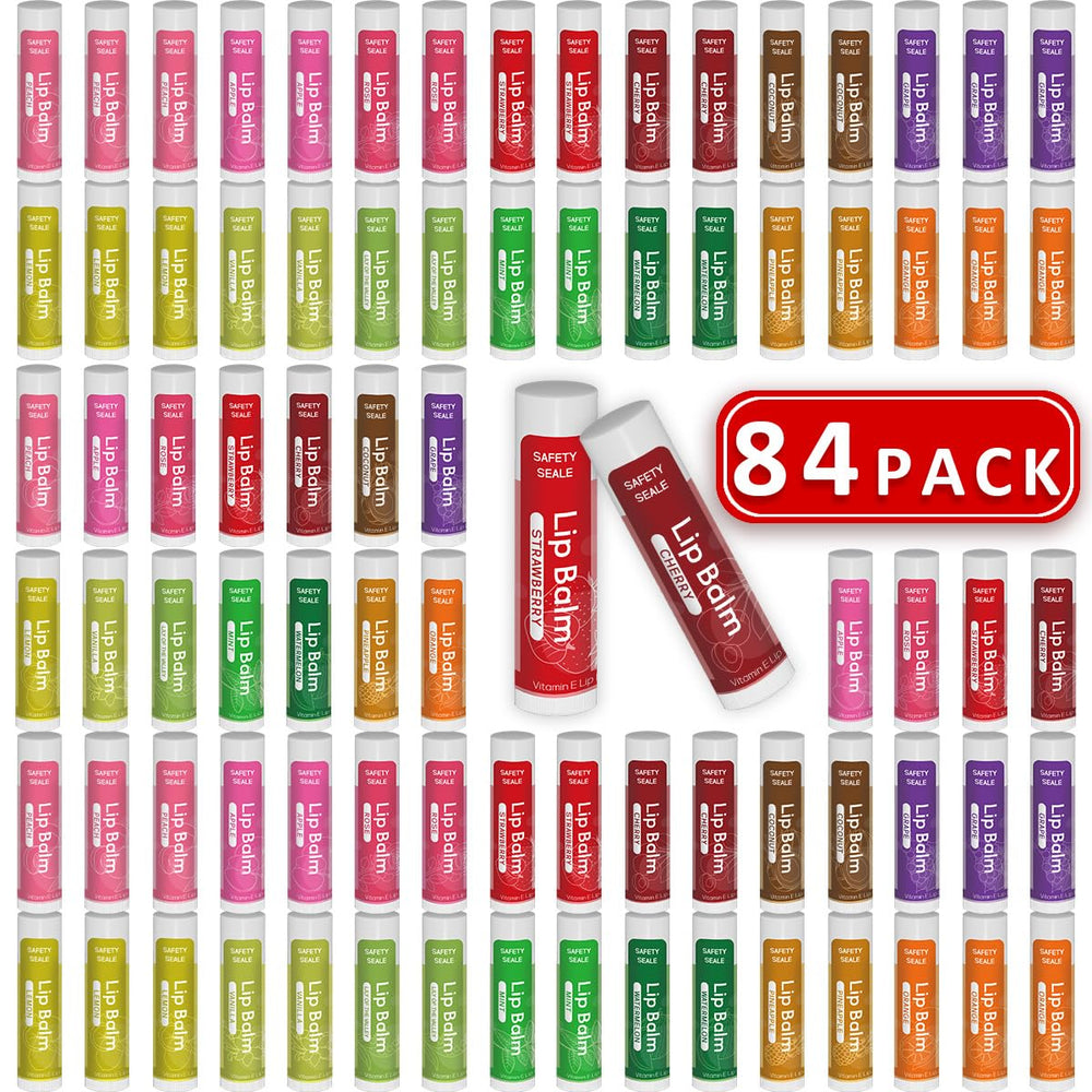 Yopela lip balm collection 14 flavors closeup highlights variety for everyday moisturization