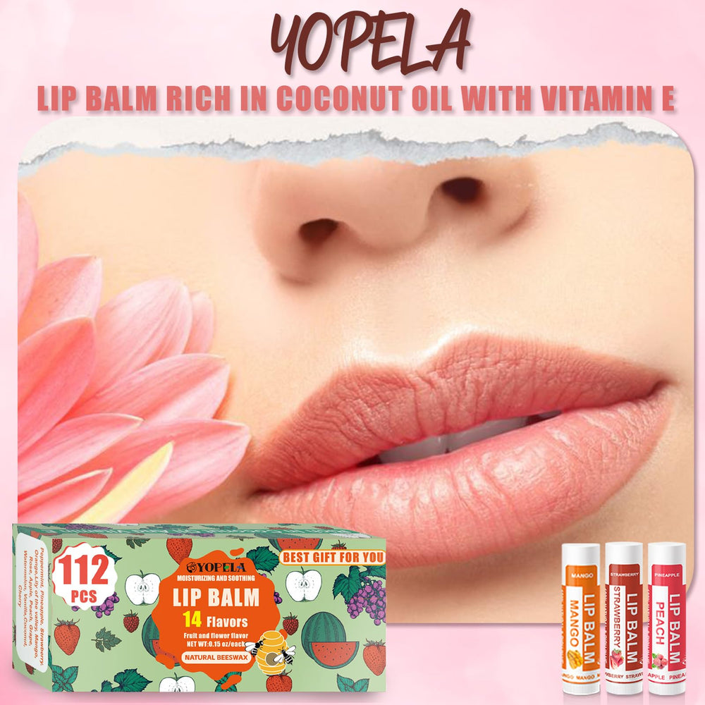 Yopela non-GMO beeswax lip balm in bulk packaging for clean lip care.
