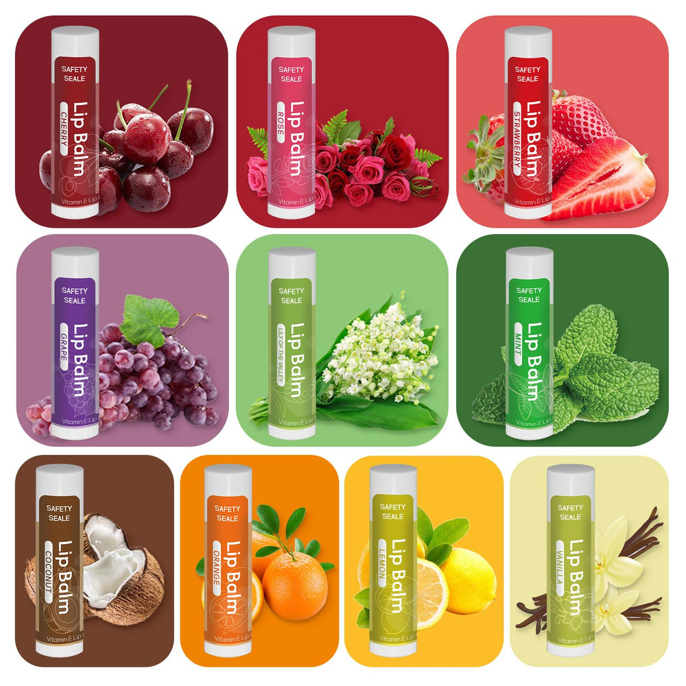 Yopela lip balm with coconut oil close-up highlighting creamy, nourishing texture.